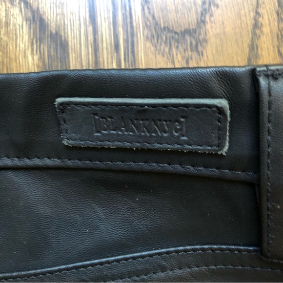 Blank NYC faux leather mid rise skinny pants. Size 24. - Picture 8 of 10